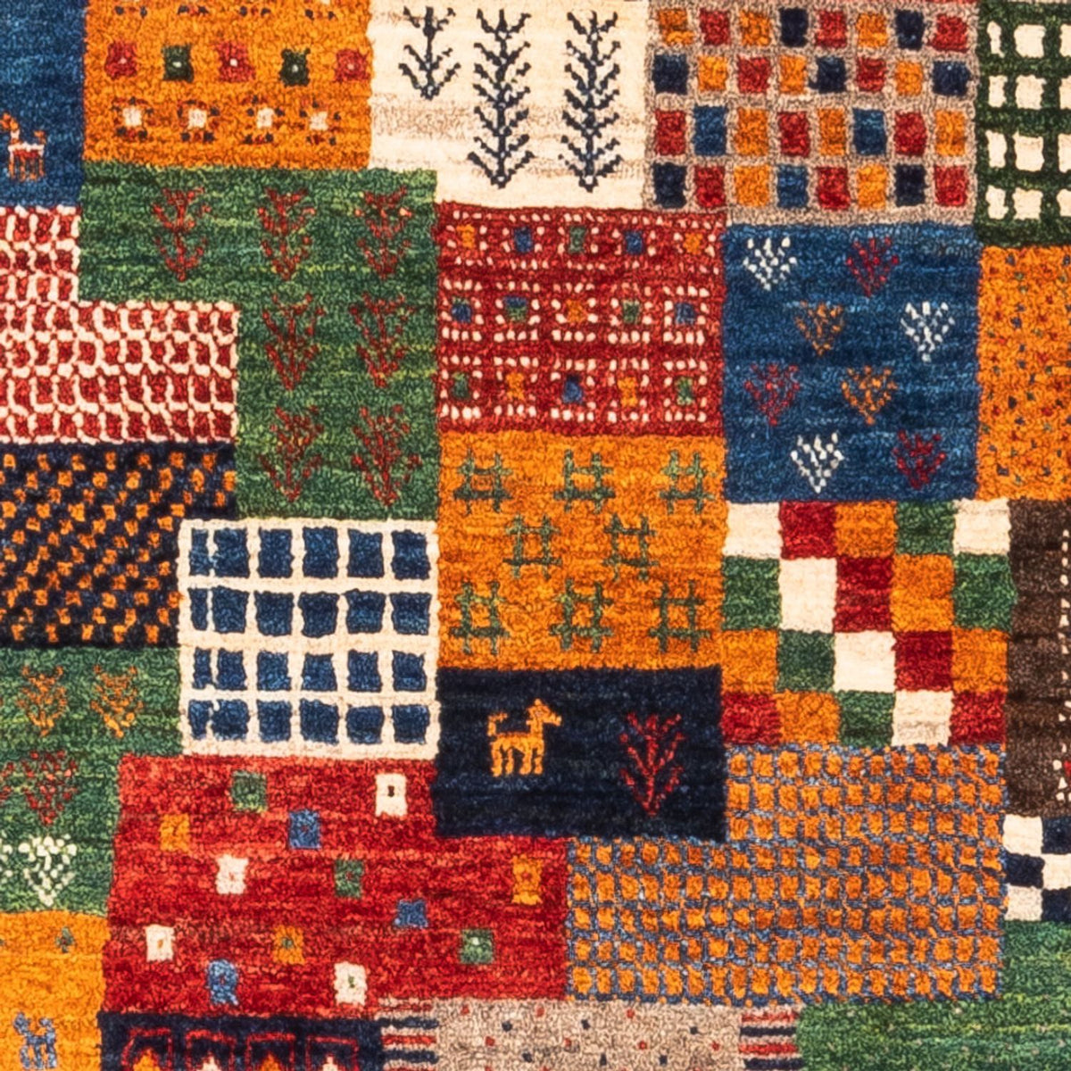 Tappeto Gabbeh - Loribaft Persero - Reale - 125 x 80 cm - multicolore