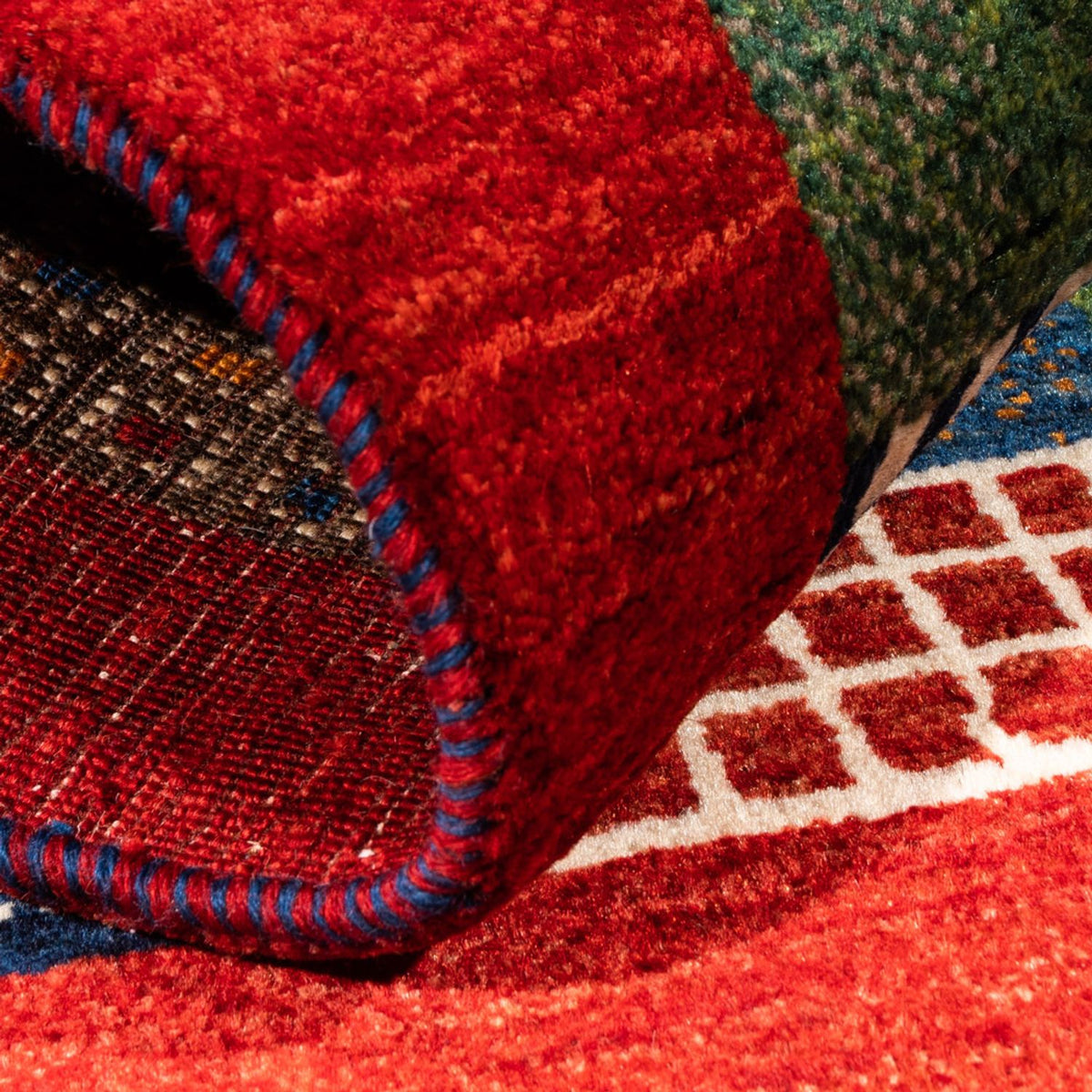 Tappeto Gabbeh - Loribaft Persero - Reale - 125 x 80 cm - multicolore