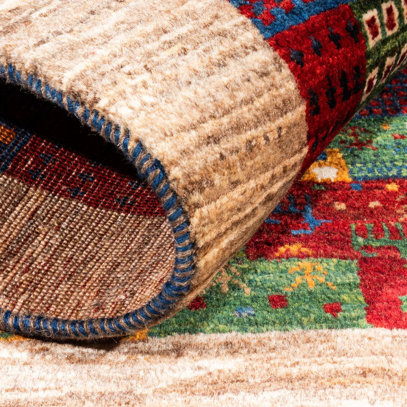 Tappeto Gabbeh - Loribaft Persero - Reale - 123 x 84 cm - multicolore