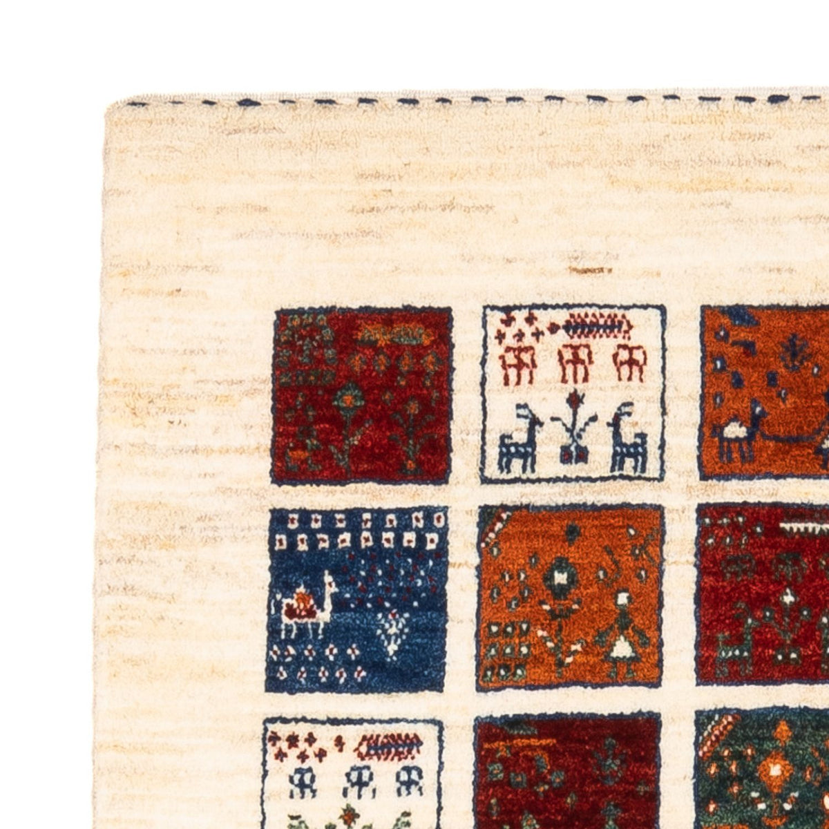 Tappeto Gabbeh - Loribaft Persero - Reale - 132 x 84 cm - multicolore