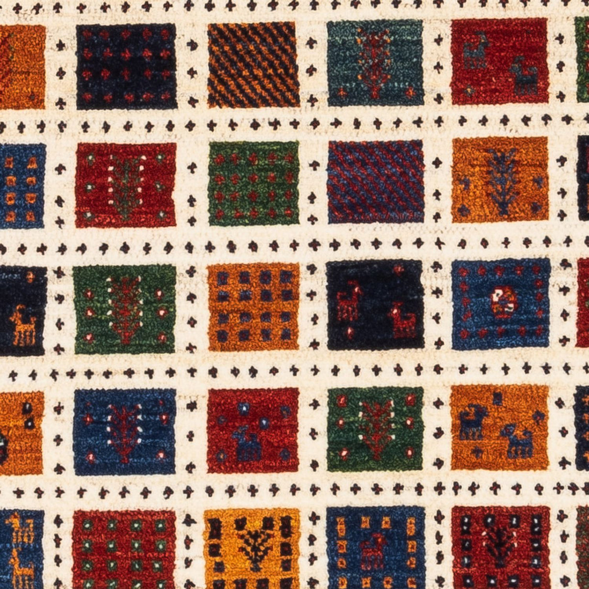 Tappeto Gabbeh - Loribaft Persero - Reale - 112 x 80 cm - multicolore