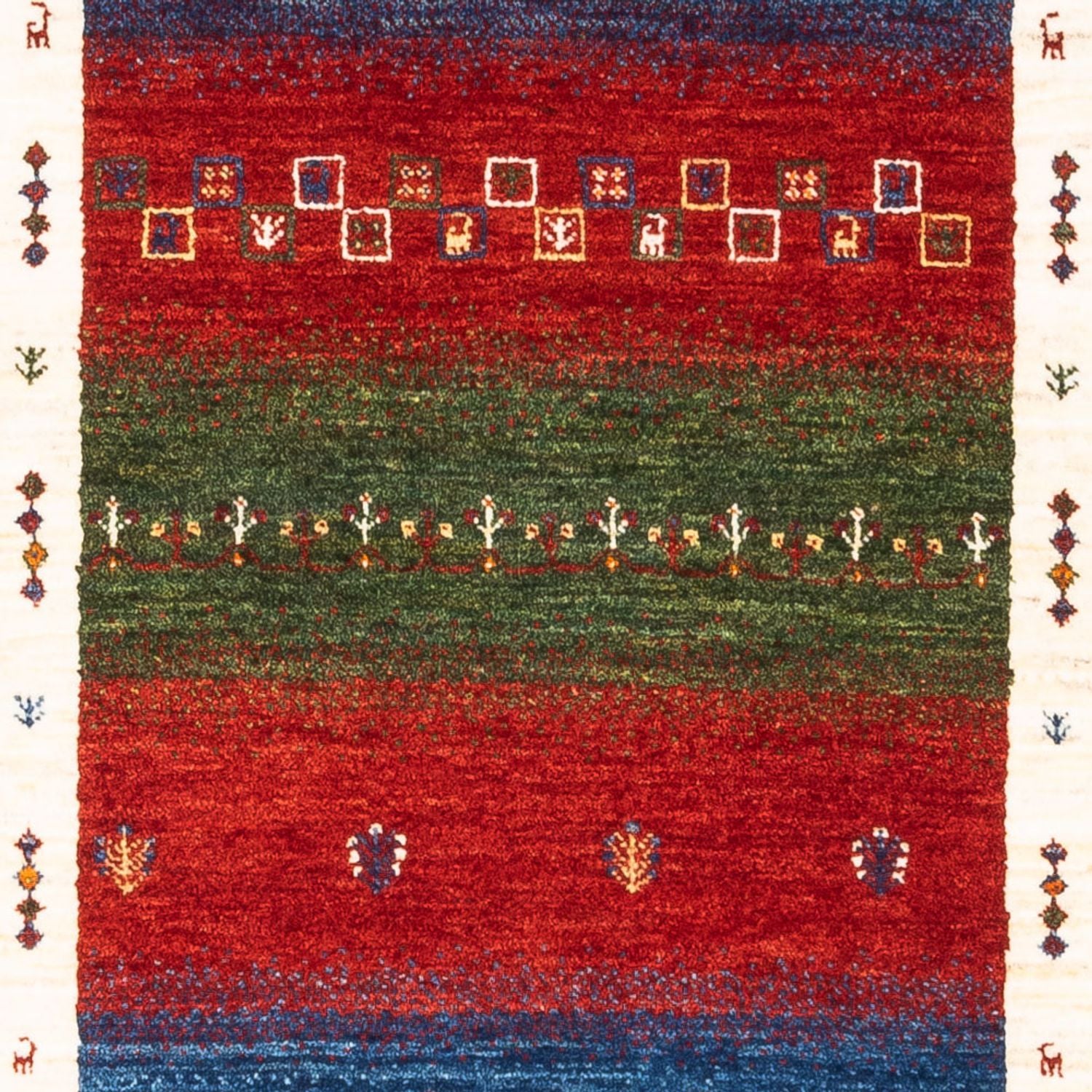 Tappeto Gabbeh - Loribaft Persero - Reale - 122 x 82 cm - multicolore