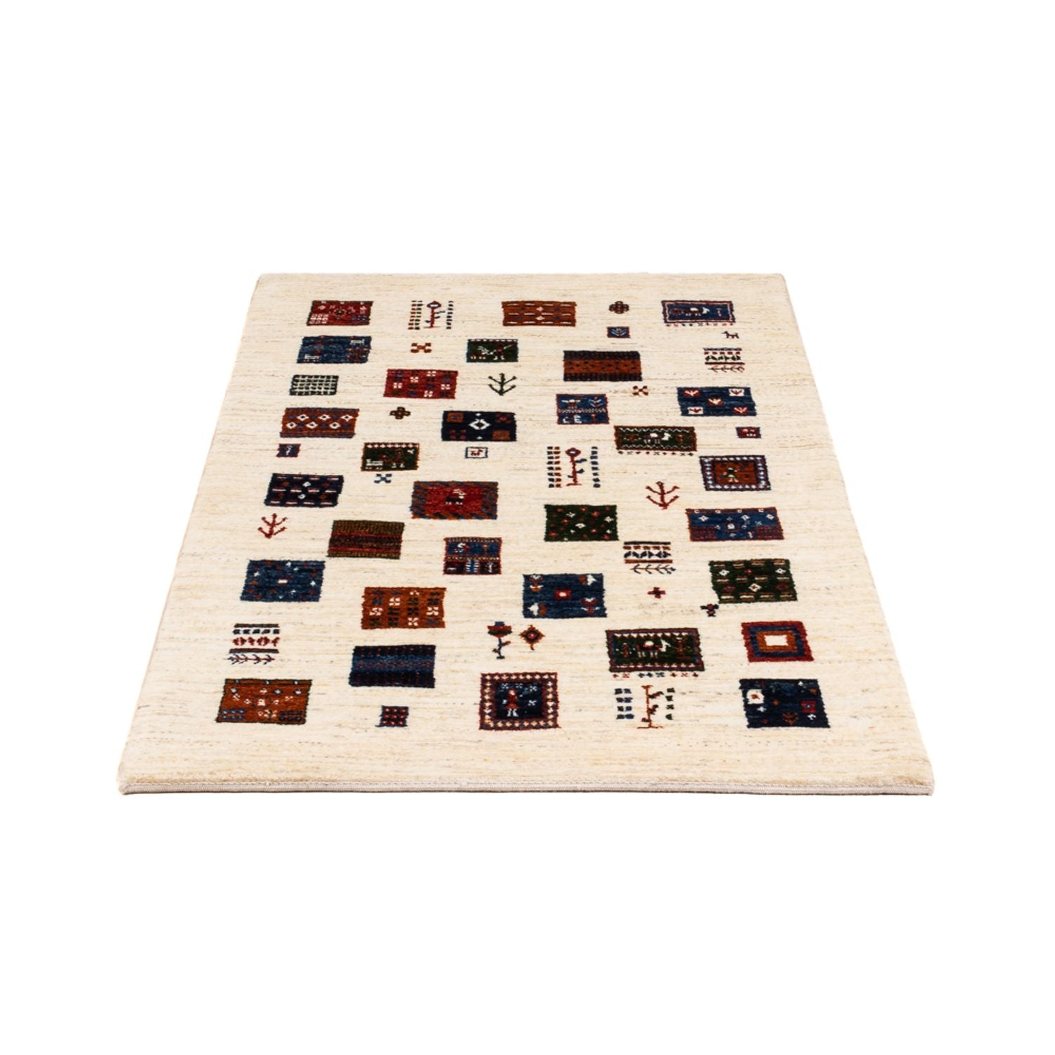 Tappeto Gabbeh - Loribaft Persero - Reale - 130 x 82 cm - crema