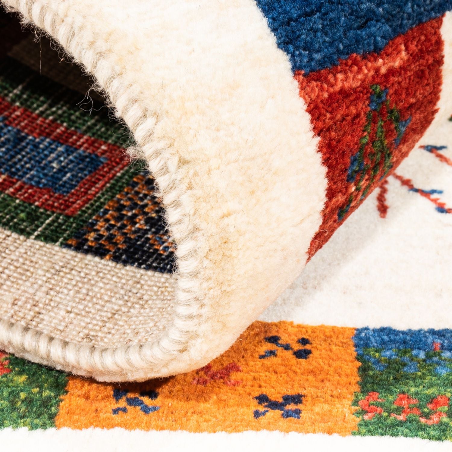Tappeto Gabbeh - Loribaft Persero - Reale - 120 x 84 cm - multicolore