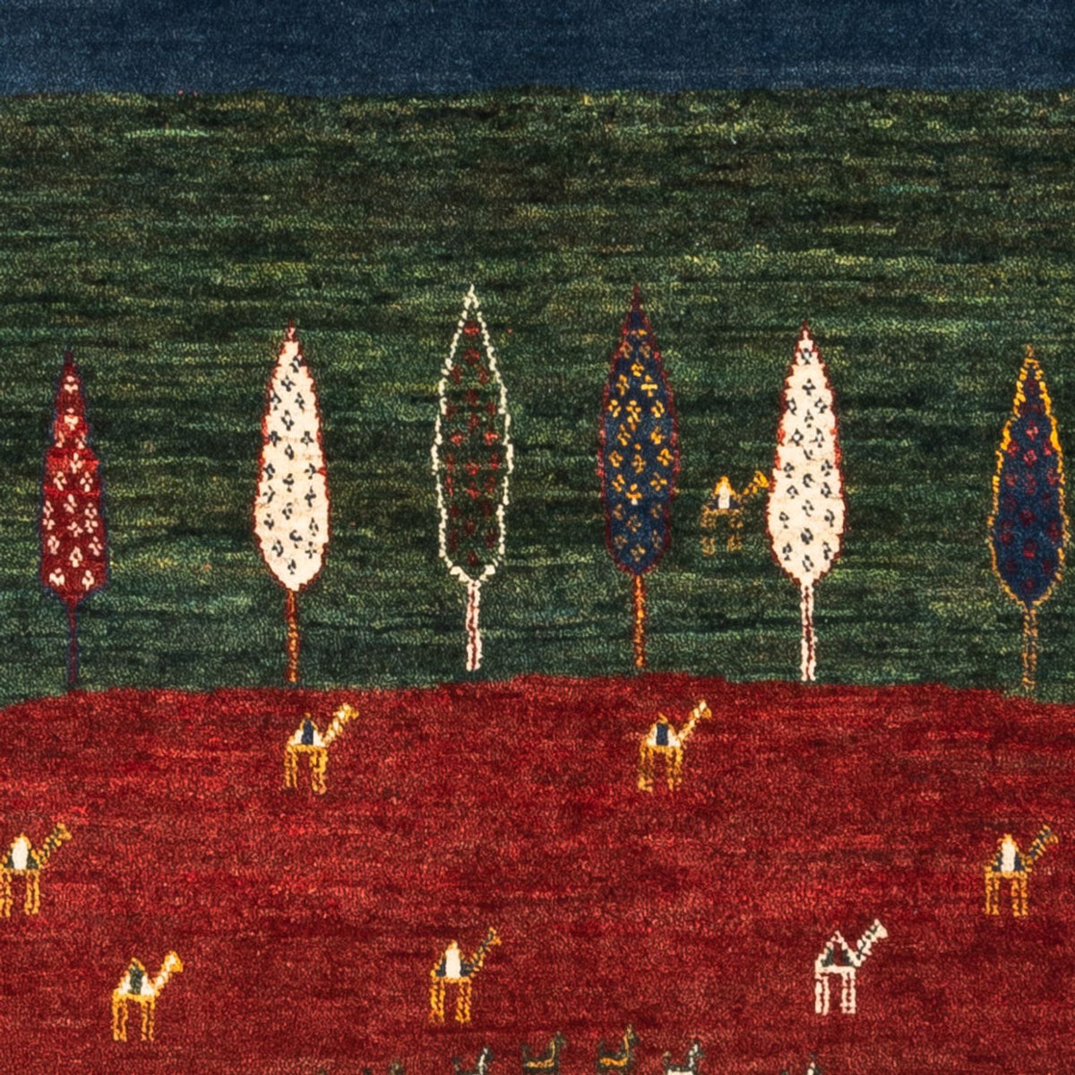 Tappeto Gabbeh - Loribaft Persero - Reale - 122 x 83 cm - multicolore