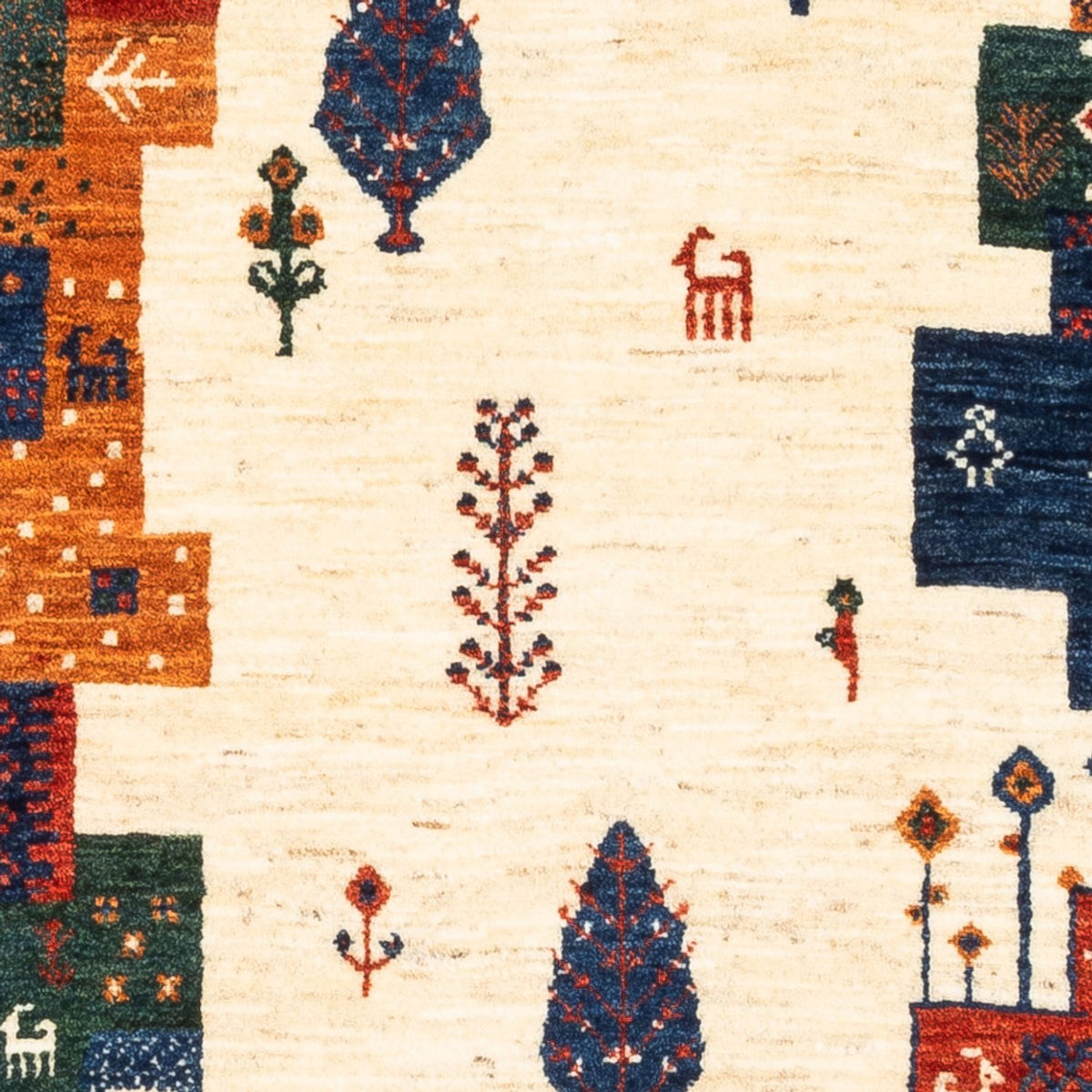 Tappeto Gabbeh - Loribaft Persero - Reale - 130 x 85 cm - multicolore