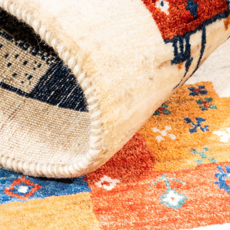 Tappeto Gabbeh - Loribaft Persero - Reale - 130 x 85 cm - multicolore
