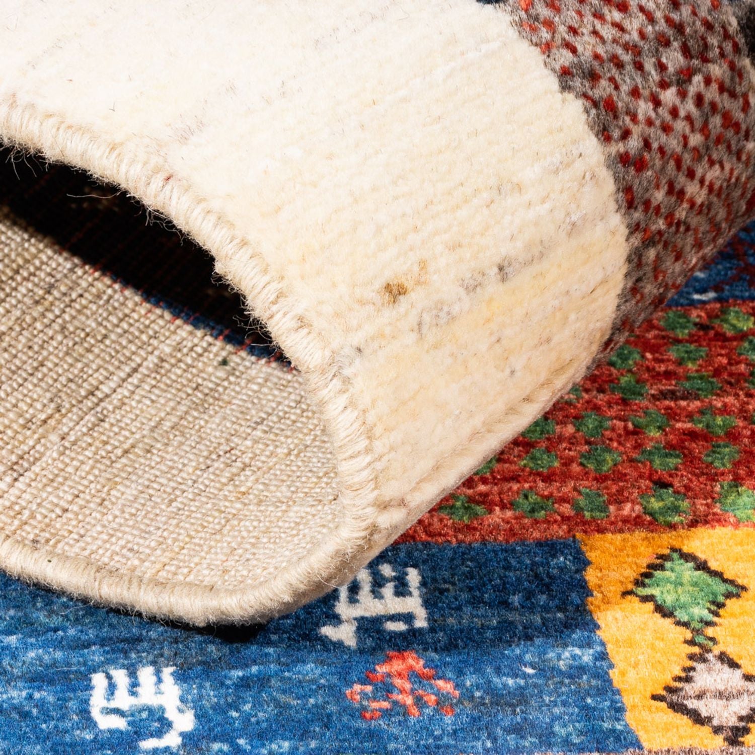 Tappeto Gabbeh - Loribaft Persero - Reale - 131 x 84 cm - multicolore