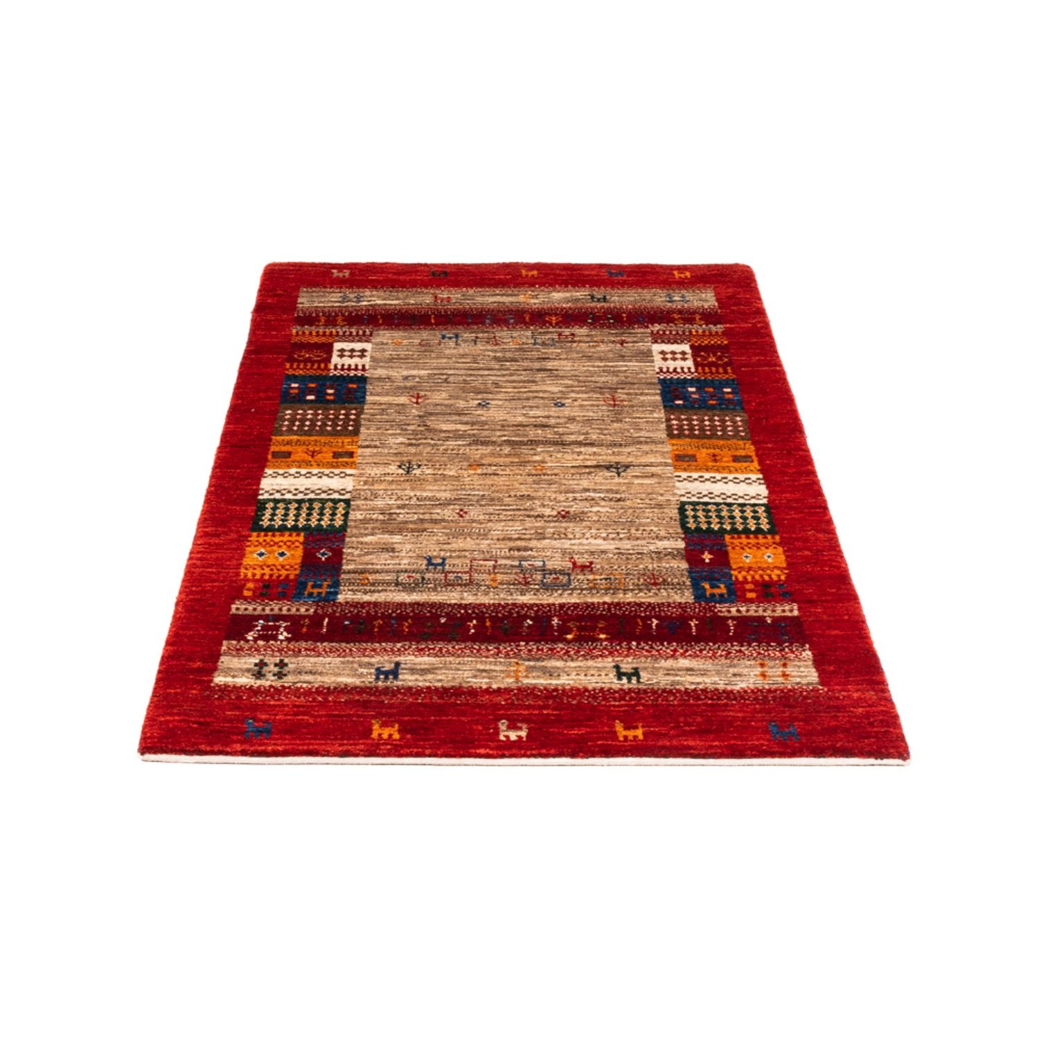 Tappeto Gabbeh - Loribaft Persero - Reale - 140 x 83 cm - multicolore