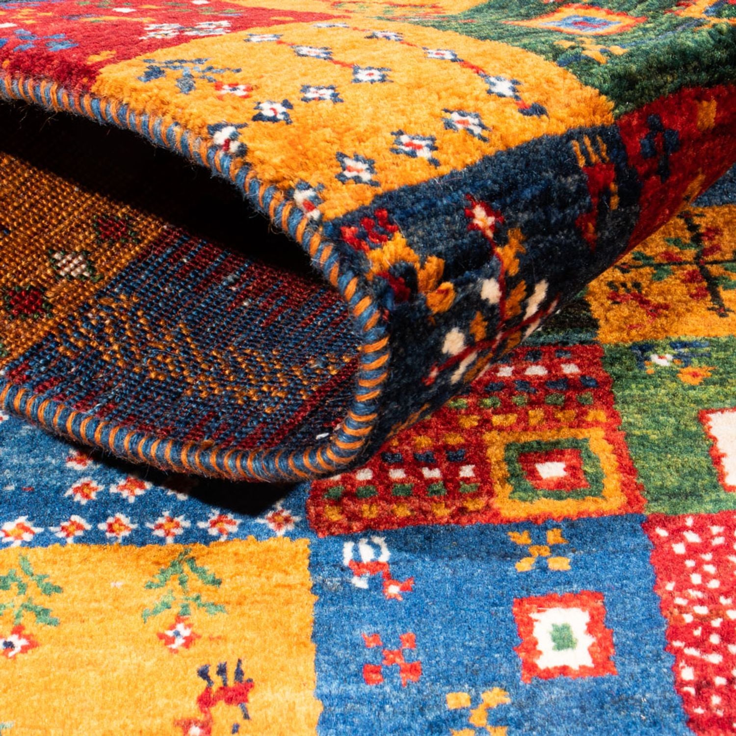 Tappeto Gabbeh - Loribaft Persero - Reale - 119 x 85 cm - multicolore