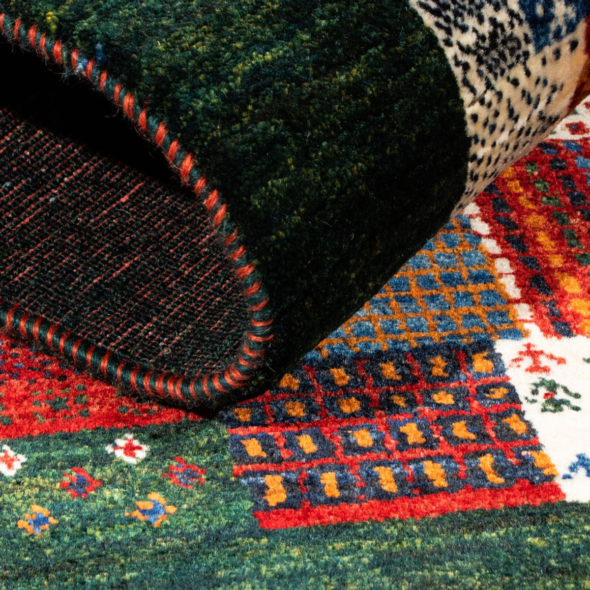 Tappeto Gabbeh - Loribaft Persero - Reale - 133 x 83 cm - multicolore