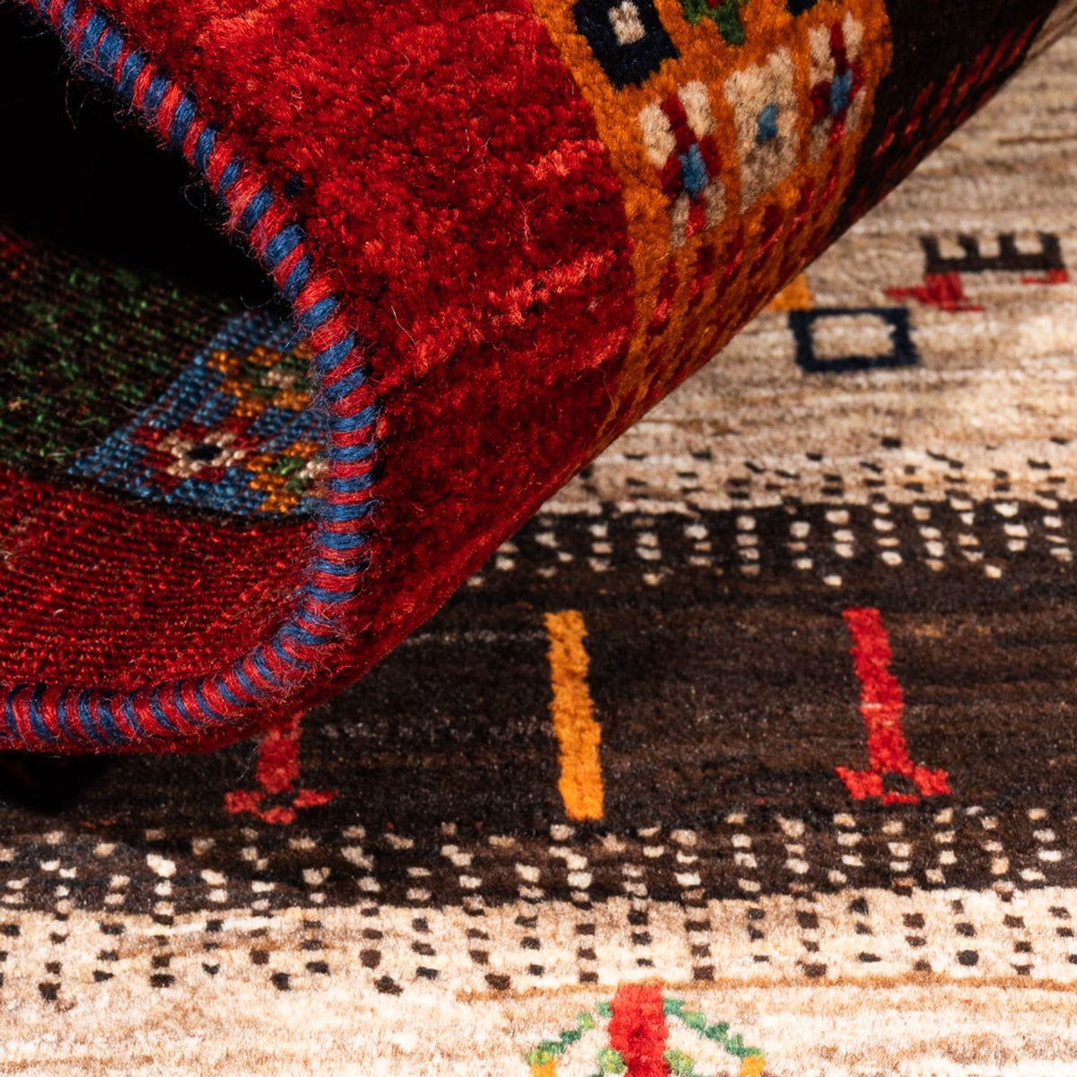 Tappeto Gabbeh - Loribaft Persero - Reale - 125 x 87 cm - multicolore