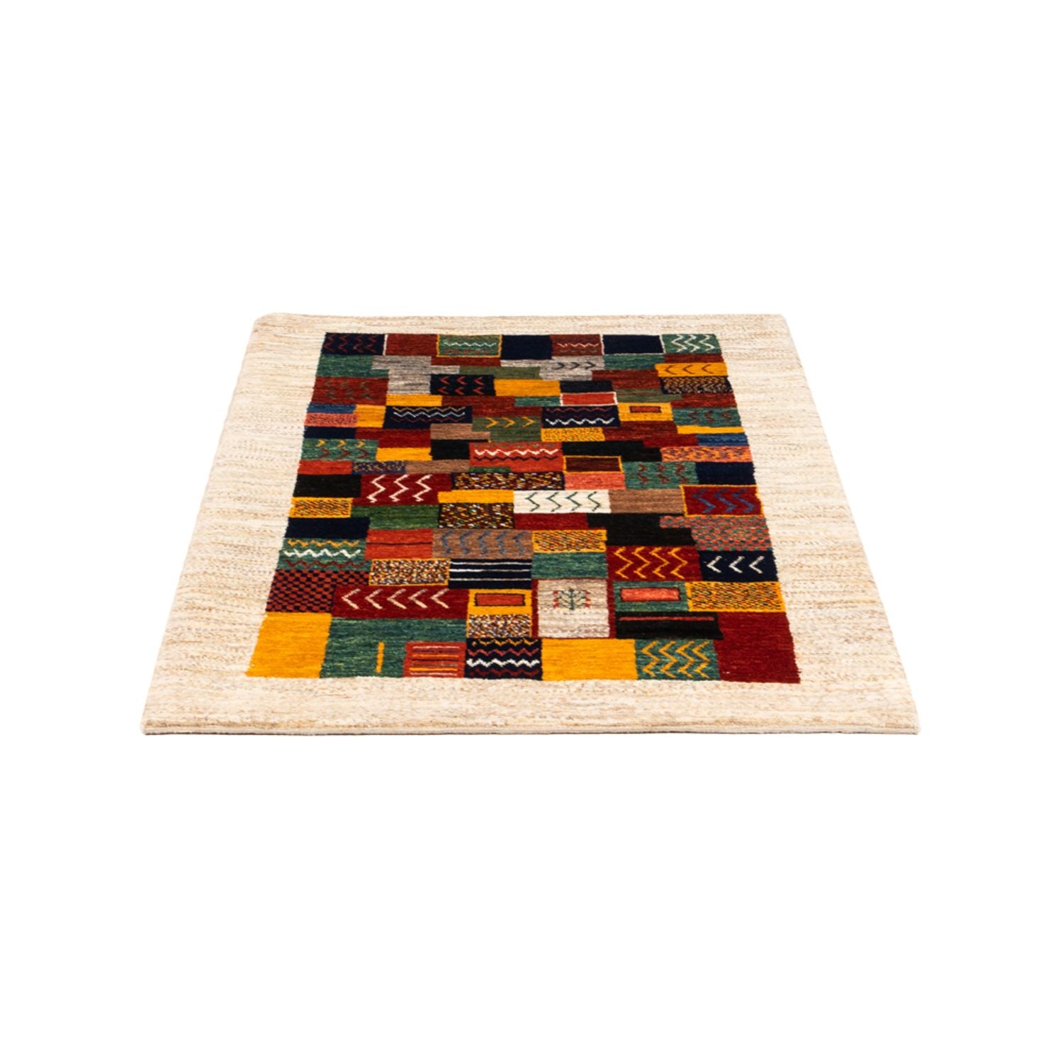 Tappeto Gabbeh - Loribaft Persero - Reale - 114 x 85 cm - multicolore
