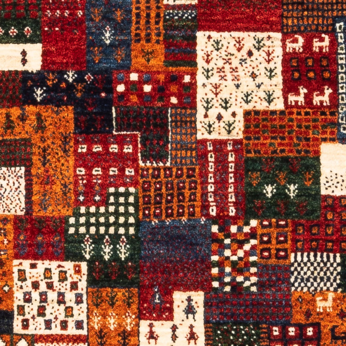 Tappeto Gabbeh - Loribaft Persero - Reale - 120 x 85 cm - multicolore