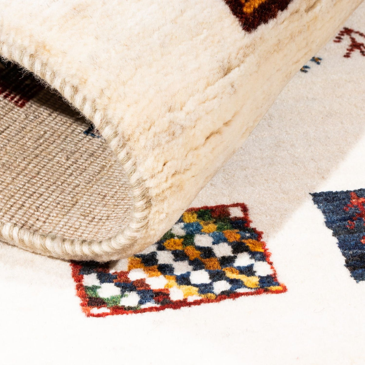 Tappeto Gabbeh - Loribaft Persero - Reale - 132 x 84 cm - multicolore