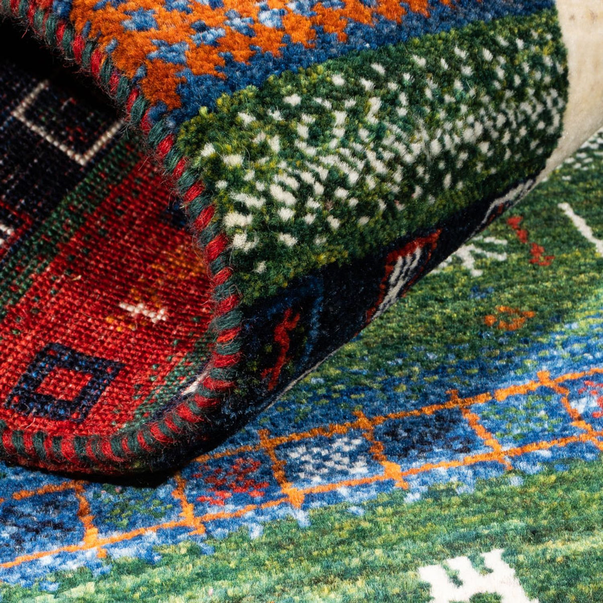 Tappeto Gabbeh - Loribaft Persero - Reale - 132 x 83 cm - multicolore