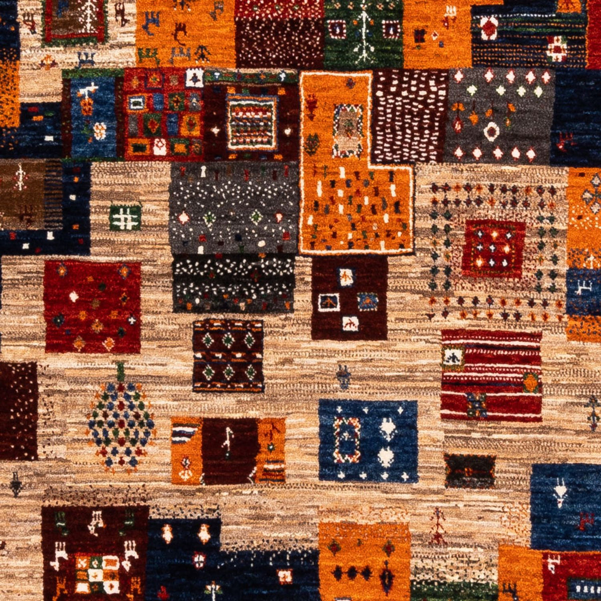 Tappeto Gabbeh - Loribaft Persero - Reale - 192 x 152 cm - multicolore