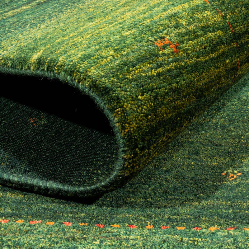 Tappeto Gabbeh - Loribaft Persero - 191 x 153 cm - verde
