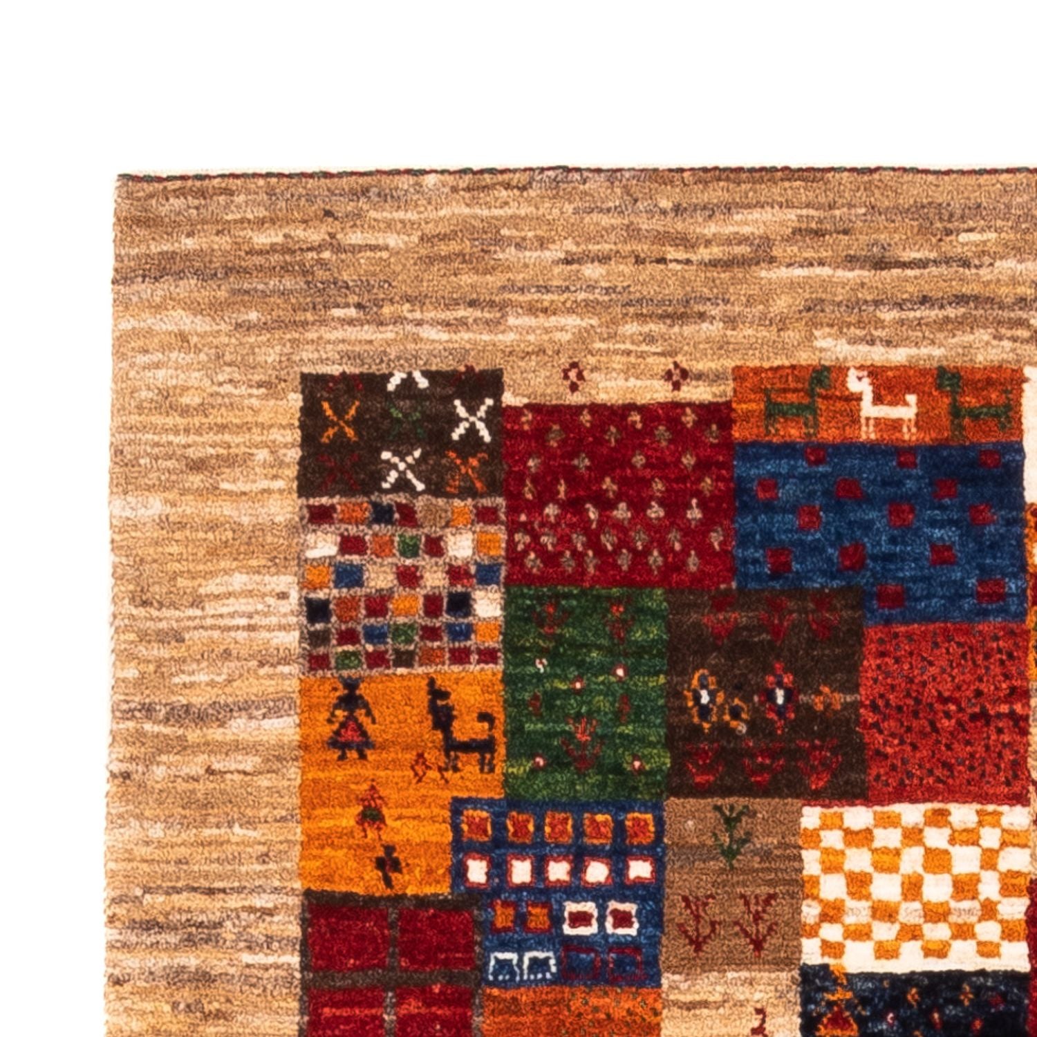 Tappeto Gabbeh - Loribaft Persero - Reale - 145 x 89 cm - multicolore