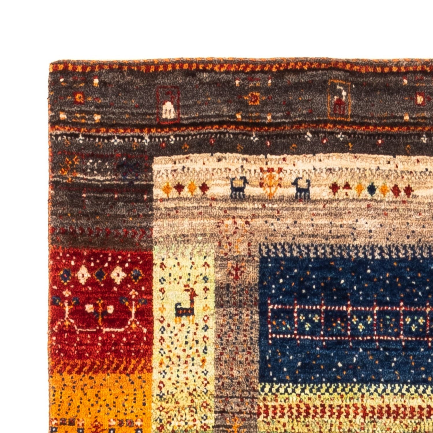 Tappeto Gabbeh - Loribaft Persero - Reale - 145 x 90 cm - multicolore