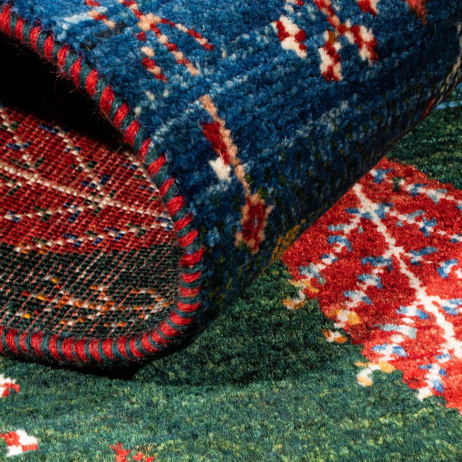 Tappeto Gabbeh - Loribaft Persero - Reale - 132 x 84 cm - multicolore