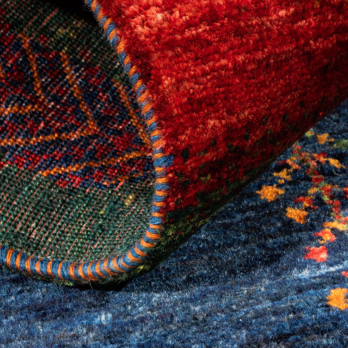 Tappeto Gabbeh - Loribaft Persero - Reale - 138 x 84 cm - multicolore