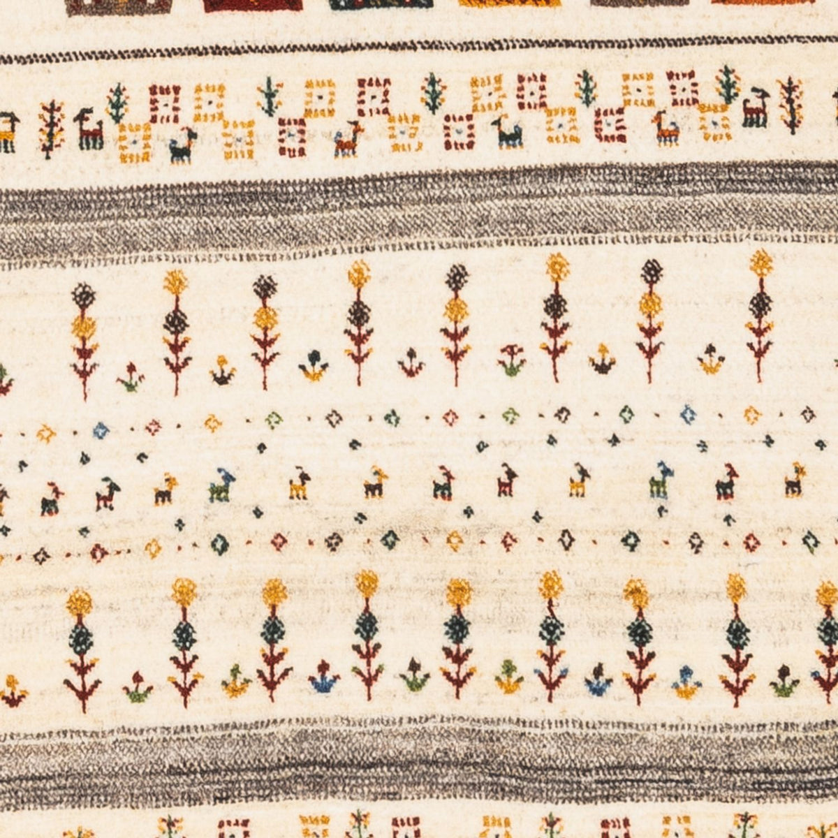 Tappeto Gabbeh - Loribaft Persero - Reale - 122 x 78 cm - crema