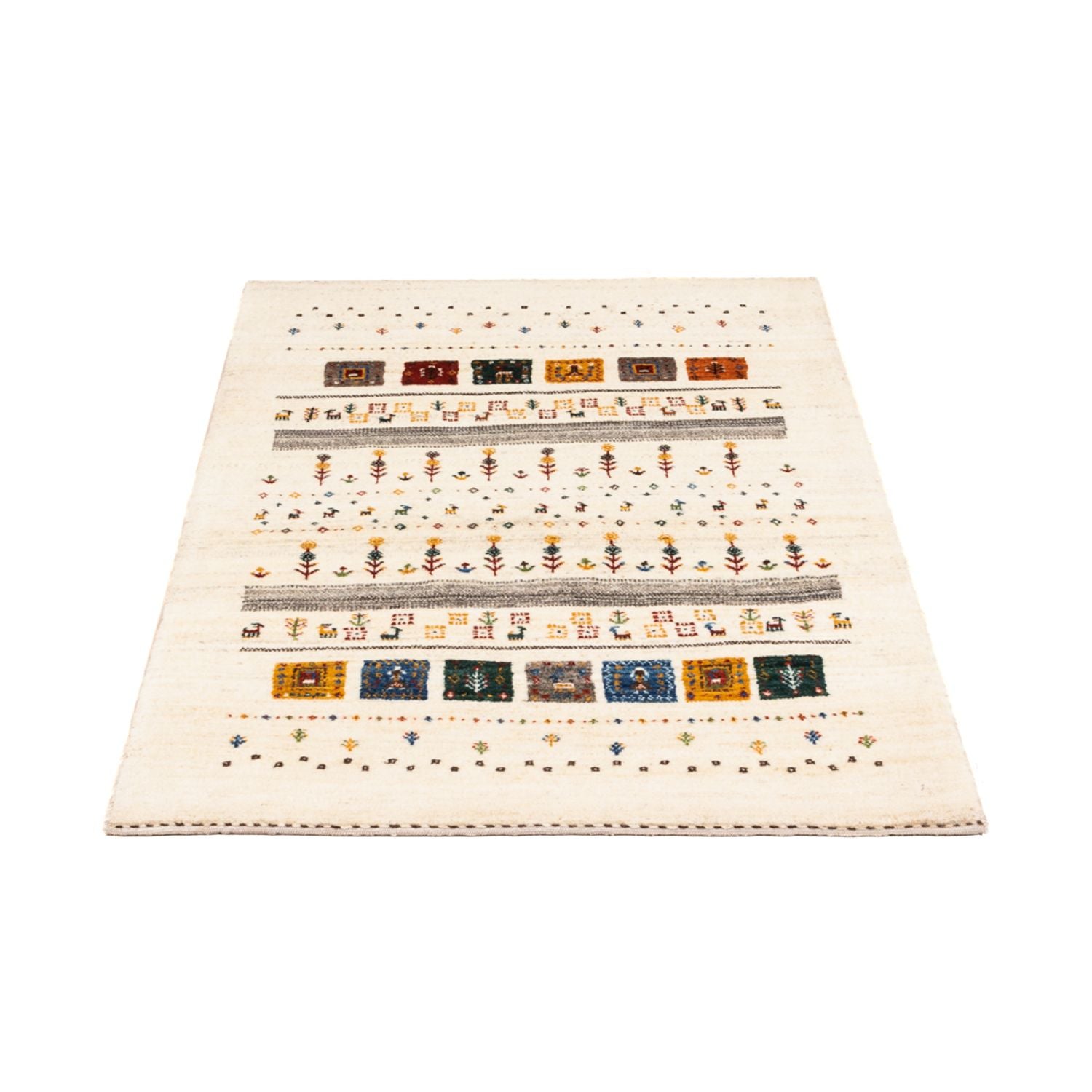 Tappeto Gabbeh - Loribaft Persero - Reale - 122 x 78 cm - crema
