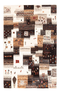 Tappeto Gabbeh - Loribaft Persero - Reale - 126 x 85 cm - grigio