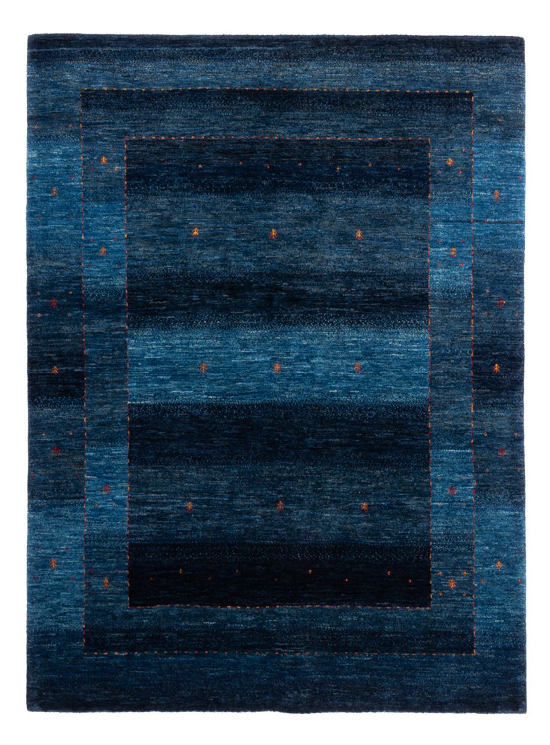 Tappeto Gabbeh - Loribaft Persero - 202 x 154 cm - blu