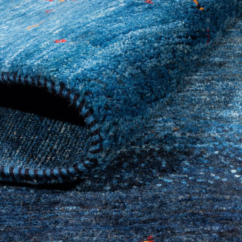 Tappeto Gabbeh - Loribaft Persero - 202 x 154 cm - blu