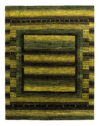 Tappeto Gabbeh - Loribaft Persero - Reale - 199 x 154 cm - verde
