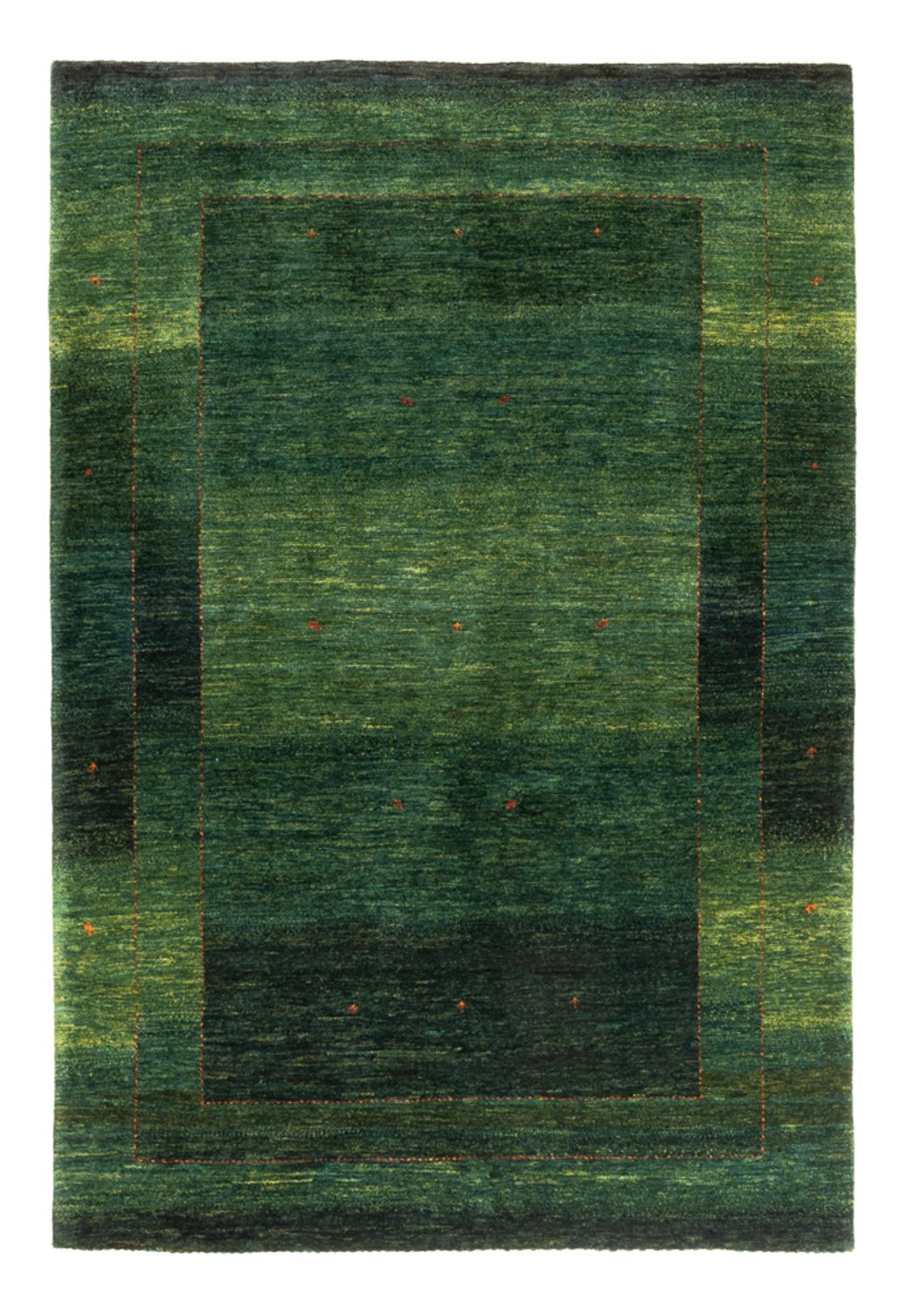 Tappeto Gabbeh - Loribaft Persero - 197 x 135 cm - verde