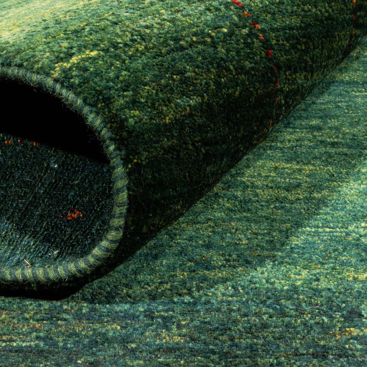 Tappeto Gabbeh - Loribaft Persero - 197 x 135 cm - verde