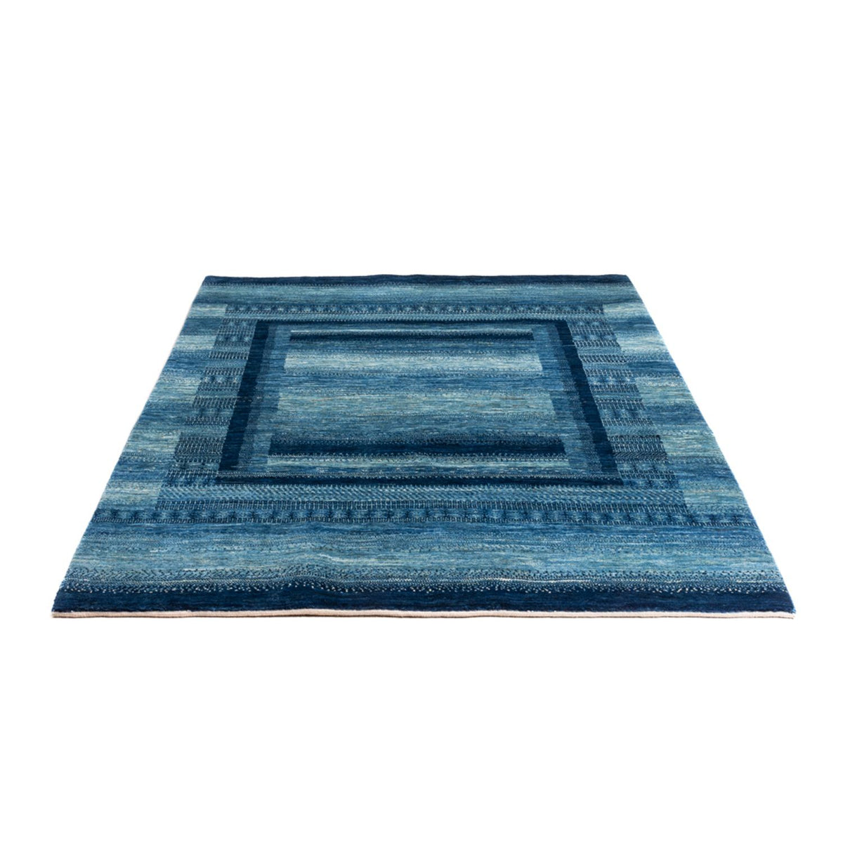 Tappeto Gabbeh - Loribaft Persero - Reale - 198 x 158 cm - blu