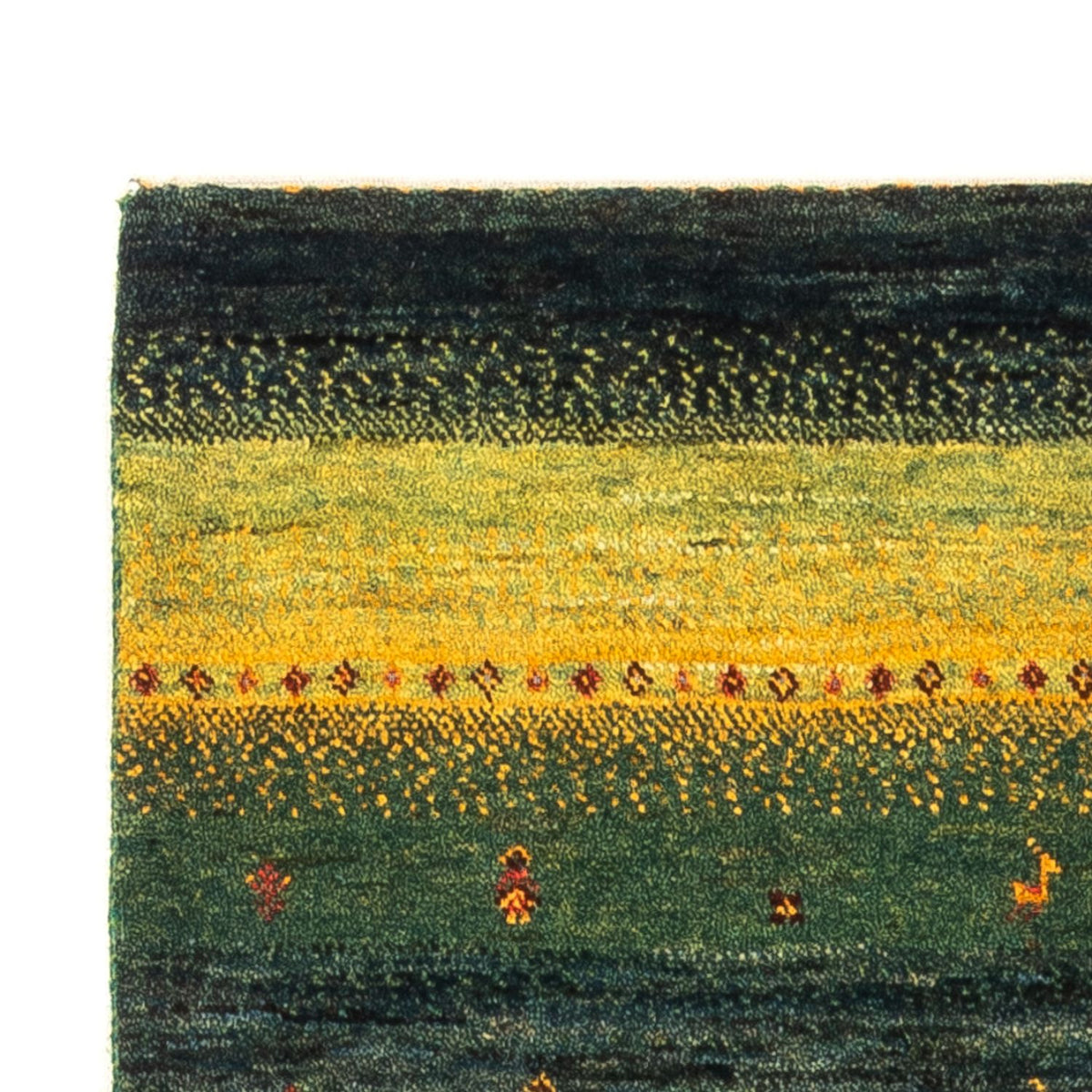 Tappeto Gabbeh - Loribaft Persero - Reale - 133 x 82 cm - verde