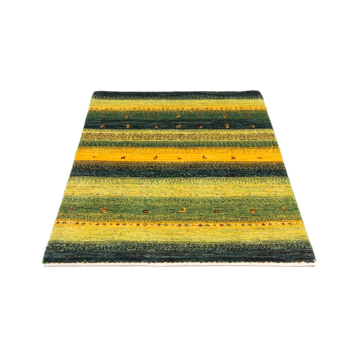 Tappeto Gabbeh - Loribaft Persero - Reale - 133 x 82 cm - verde