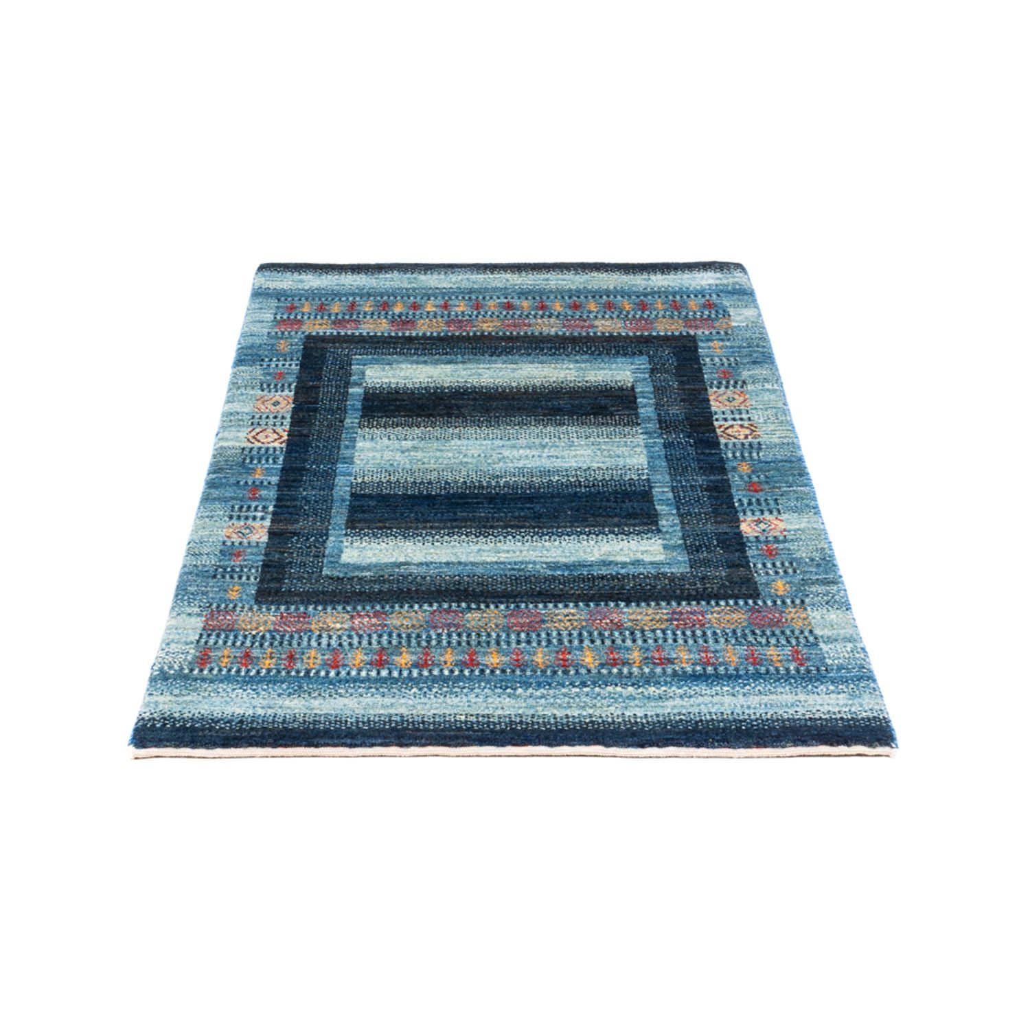 Tappeto Gabbeh - Loribaft Persero - Reale - 128 x 78 cm - blu