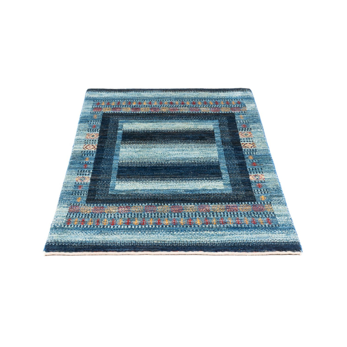 Tappeto Gabbeh - Loribaft Persero - Reale - 128 x 78 cm - blu