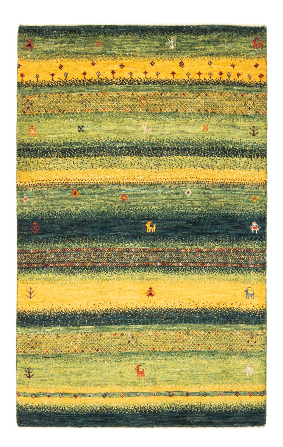 Tappeto Gabbeh - Loribaft Persero - Reale - 131 x 86 cm - multicolore