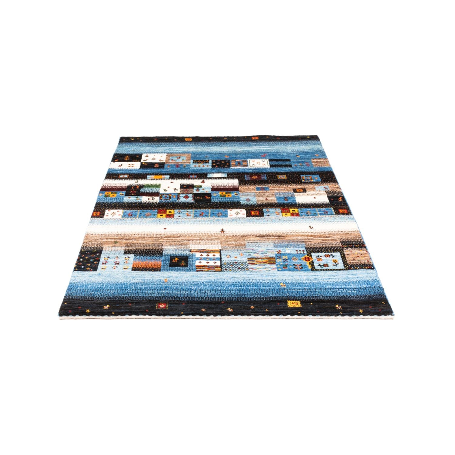 Tappeto Gabbeh - Loribaft Persero - Reale - 162 x 106 cm - multicolore