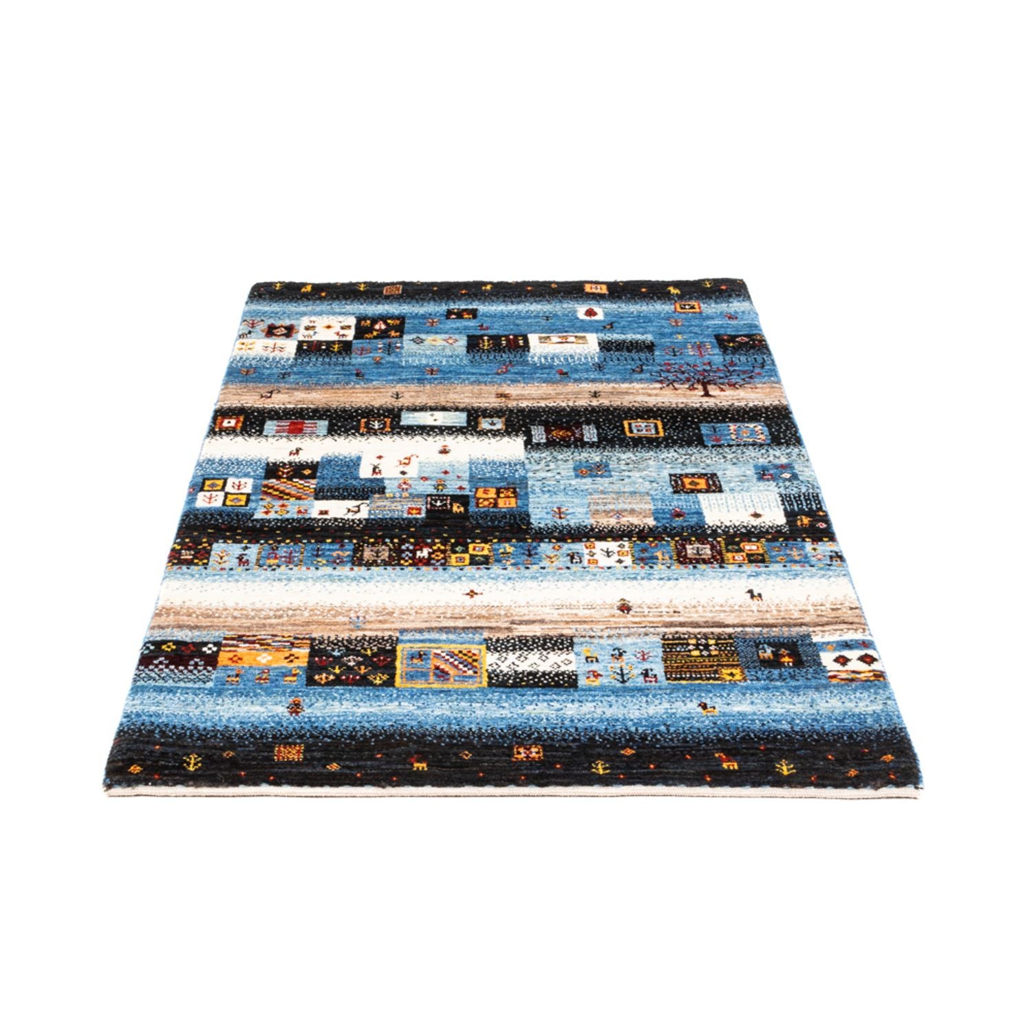 Tappeto Gabbeh - Loribaft Persero - Reale - 141 x 87 cm - multicolore