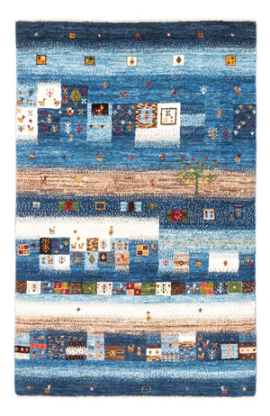 Tappeto Gabbeh - Loribaft Persero - Reale - 154 x 103 cm - multicolore