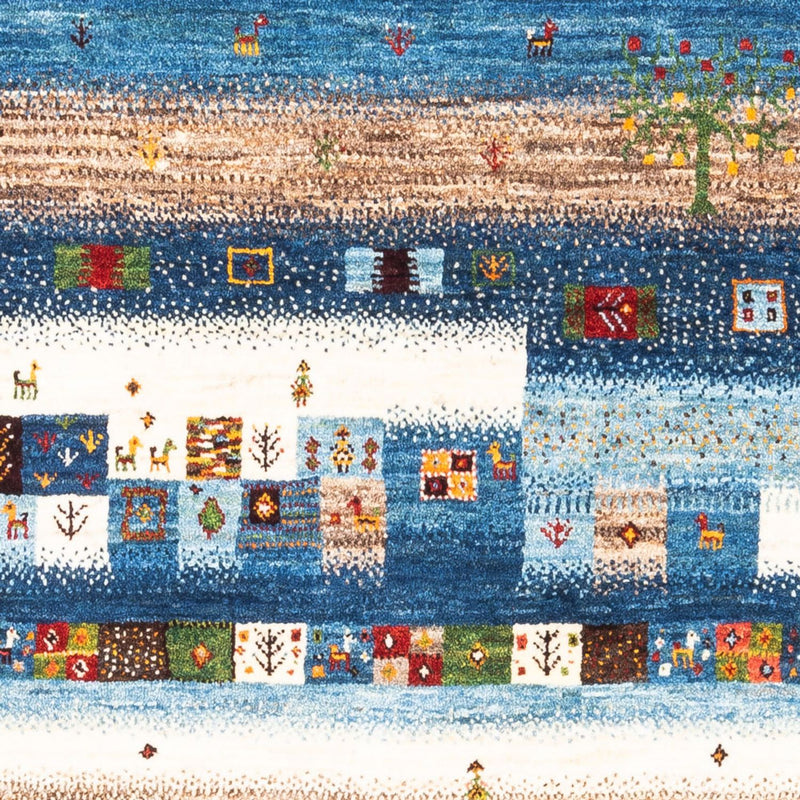 Tappeto Gabbeh - Loribaft Persero - Reale - 154 x 103 cm - multicolore