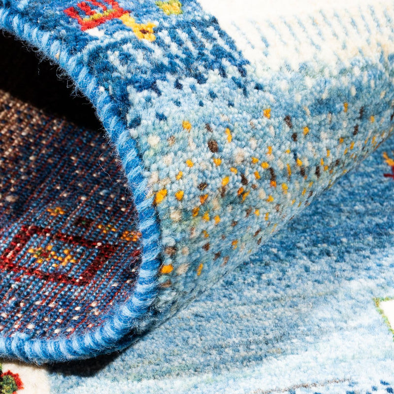 Tappeto Gabbeh - Loribaft Persero - Reale - 154 x 103 cm - multicolore