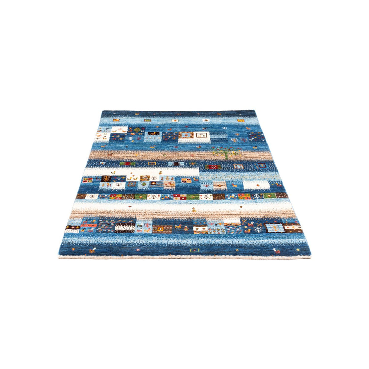 Tappeto Gabbeh - Loribaft Persero - Reale - 154 x 103 cm - multicolore