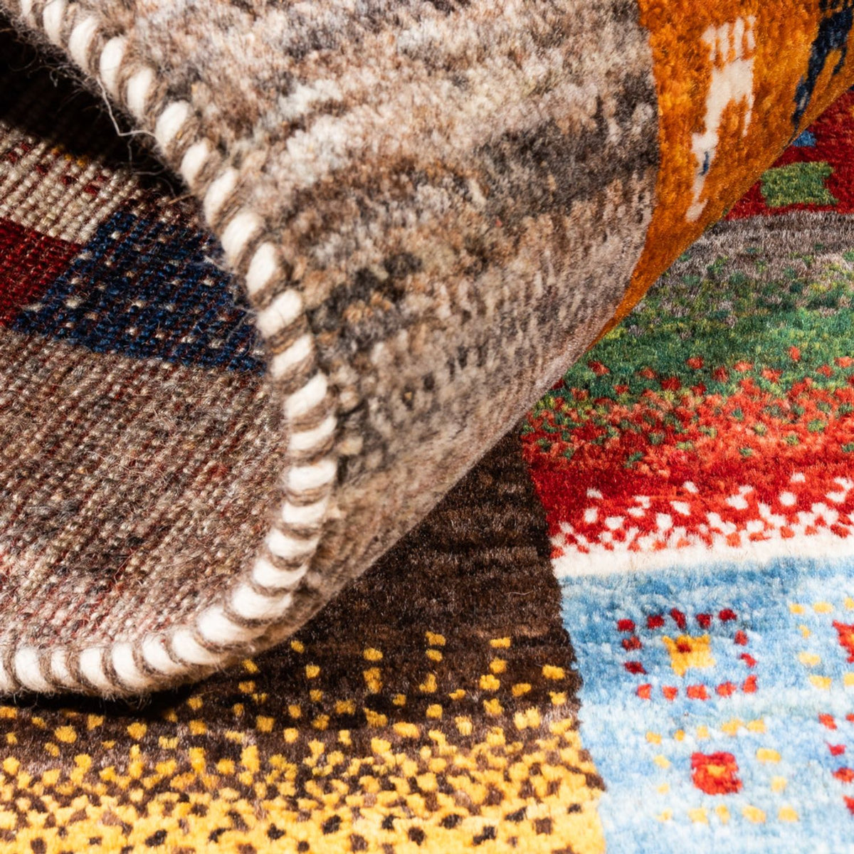 Tappeto Gabbeh - Loribaft Persero - Reale - 138 x 84 cm - multicolore