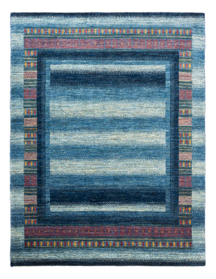 Tappeto Gabbeh - Loribaft Persero - Reale - 198 x 152 cm - blu