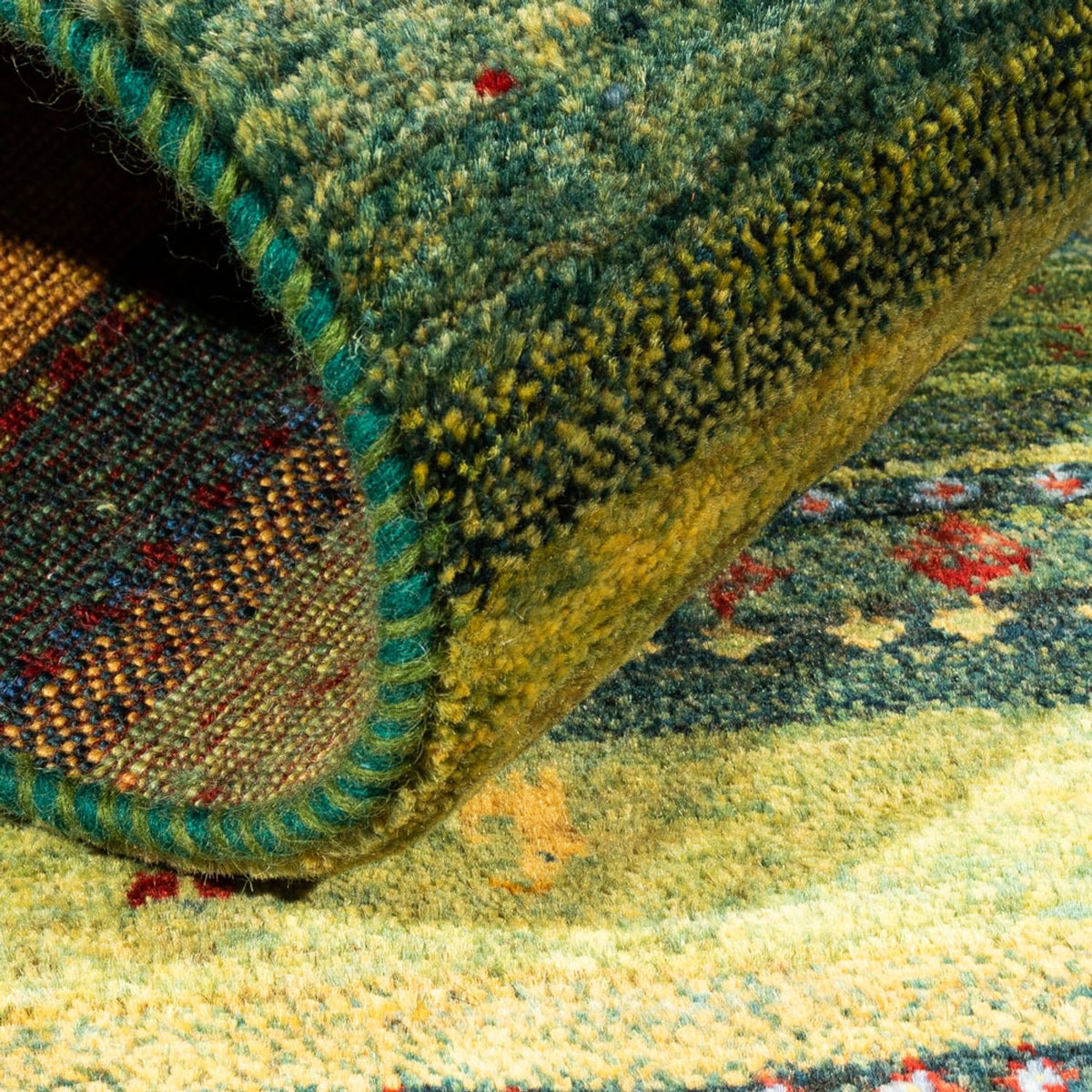 Tappeto Gabbeh - Loribaft Persero - Reale - 128 x 85 cm - multicolore