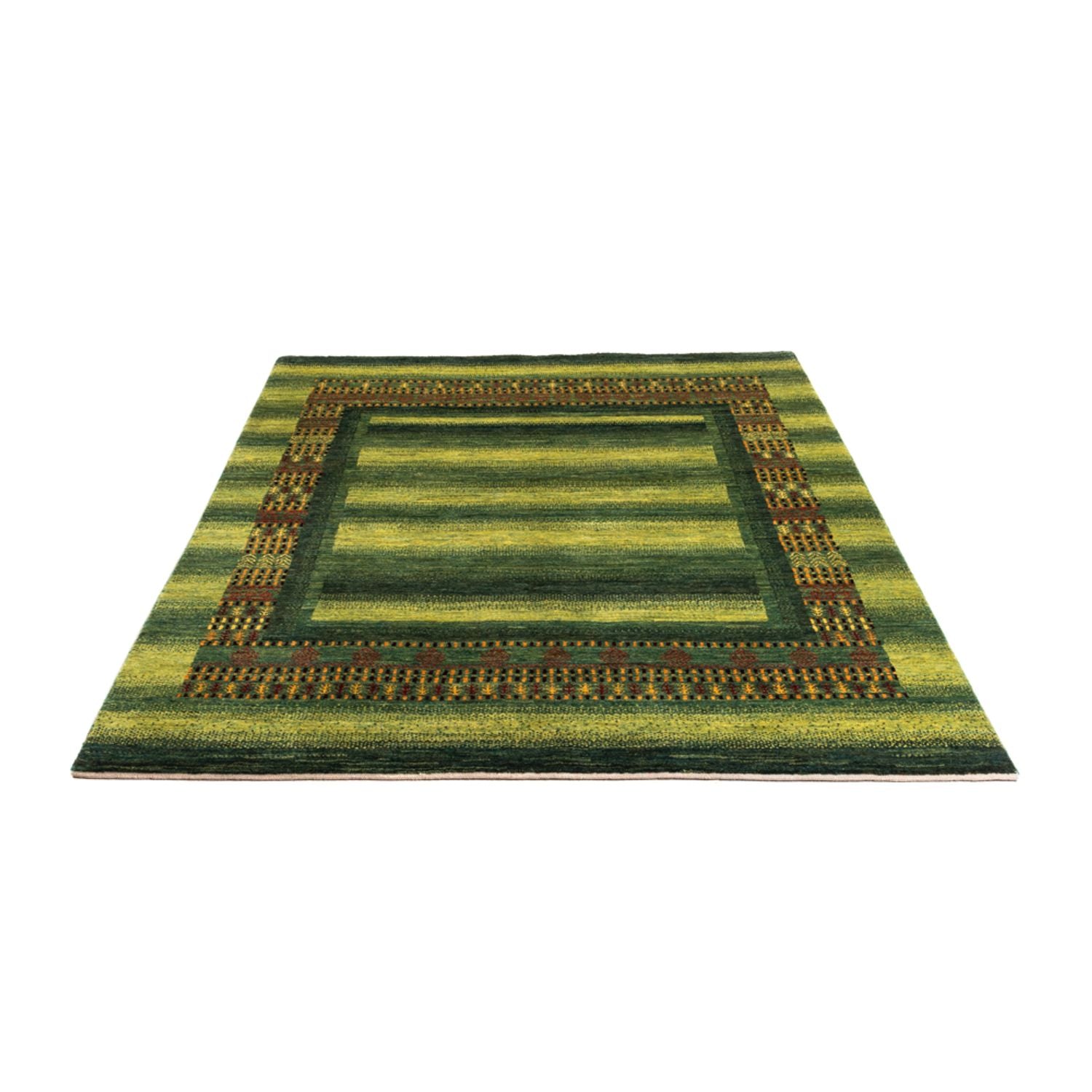 Tappeto Gabbeh - Loribaft Persero - Reale - 216 x 157 cm - verde